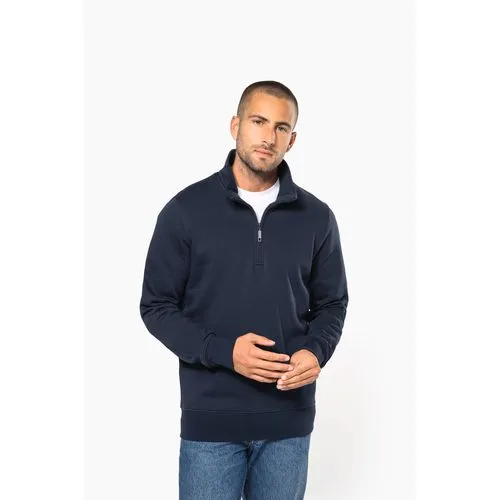 Sweat-shirt col zippé homme