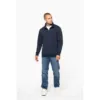 Sweat-shirt col zippé homme