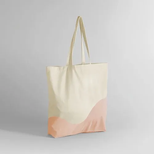 Sac fourre-tout organique à imprimé tourbillon