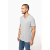 T-shirt maille piquée col V homme