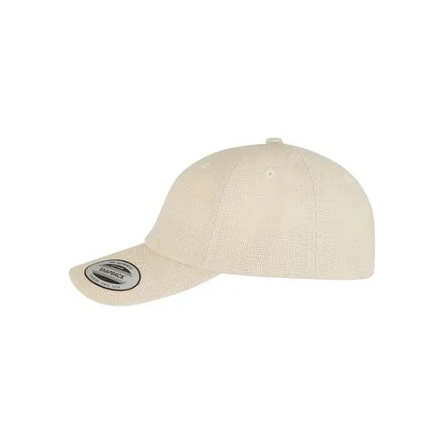 Casquette Dad en jute unisexe blanc cassé 2 Casquette Dad en jute unisexe