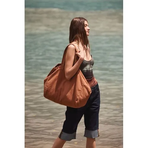 Sac de shopping en coton délavé