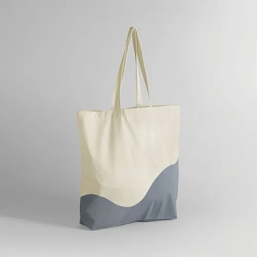 Sac fourre-tout organique à imprimé tourbillon