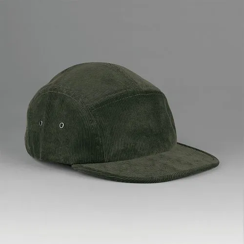 Casquette campeur 5 panneaux en velours
