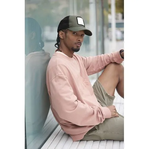 Casquette trucker 5 panneaux avec patch carré