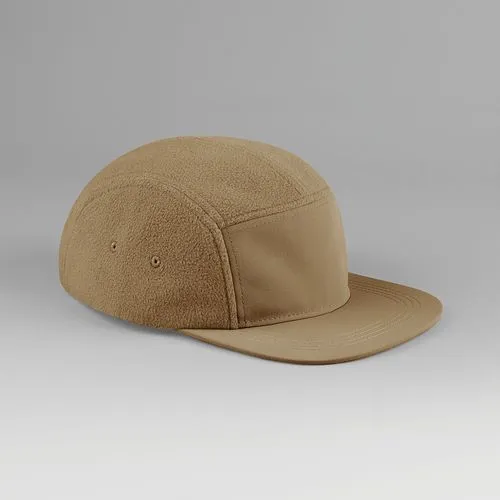 Casquette campeur d’extérieur en polaire recyclée biscuit 1 Casquette campeur d'extérieur en polaire recyclée
