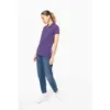 Polo piqué manches courtes femme