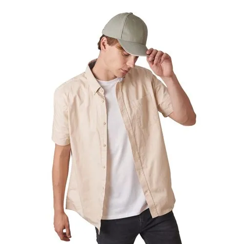 Casquette en coton biologique à sandwich contrasté – 6 panneaux 1 Casquette en coton biologique à sandwich contrasté - 6 panneaux