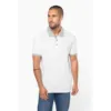 Polo piqué bicolore homme