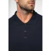 Polo piqué manches longues homme