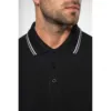 Polo maille piquée manches longues homme 3 Polo maille piquée manches longues homme