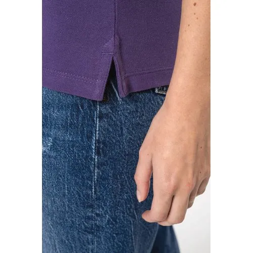 Polo piqué manches courtes femme