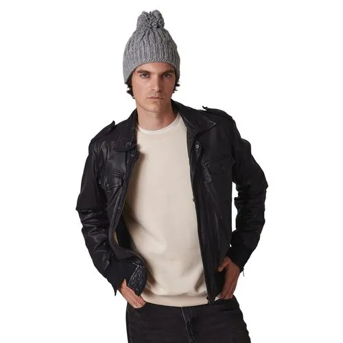 Bonnet en maille tricot