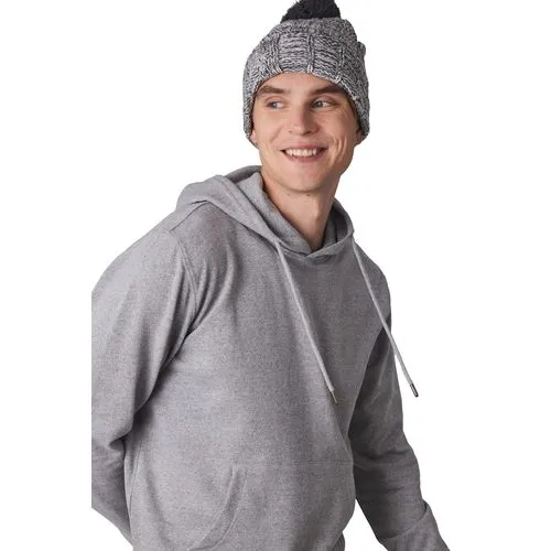 Bonnet à pompon avec revers