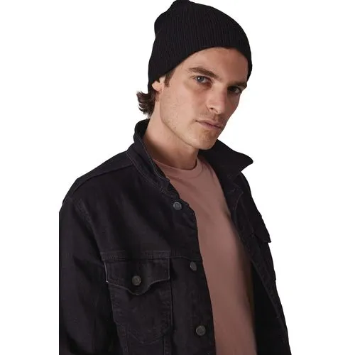 Bonnet tricot côtelé