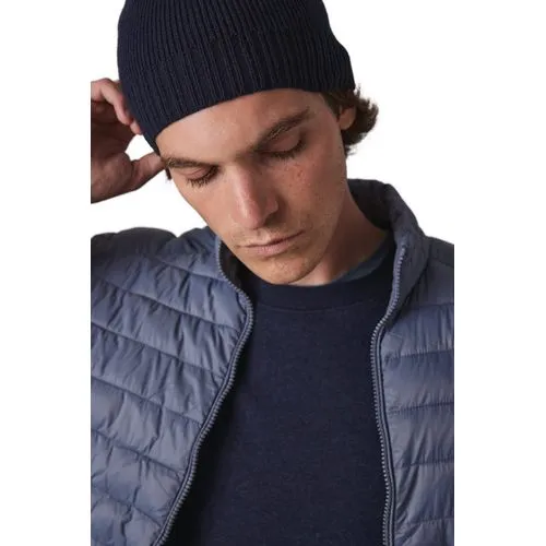 Bonnet bordure côtelée