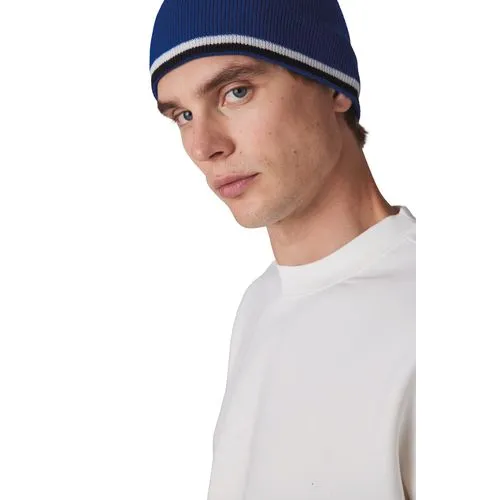 Bonnet bande bicolore contrastée 2 Bonnet bande bicolore contrastée