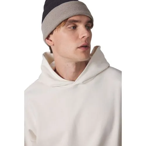 Bonnet bicolore avec revers 1 Bonnet bicolore avec revers