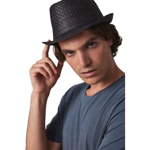 Chapeau de paille style Panama rétro