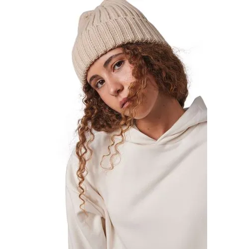 Bonnet à double côte et revers