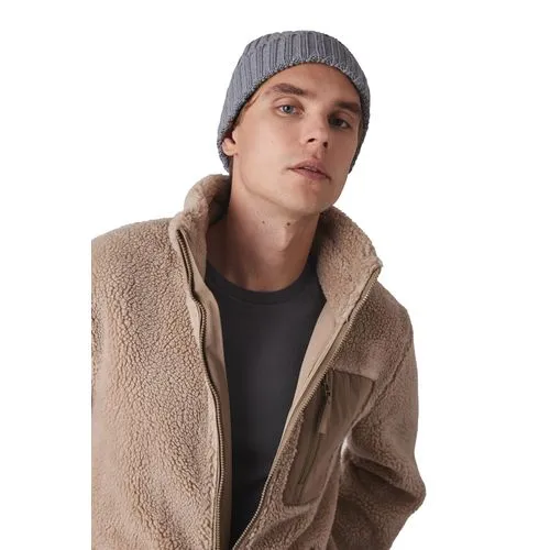 Bonnet à double côte et revers