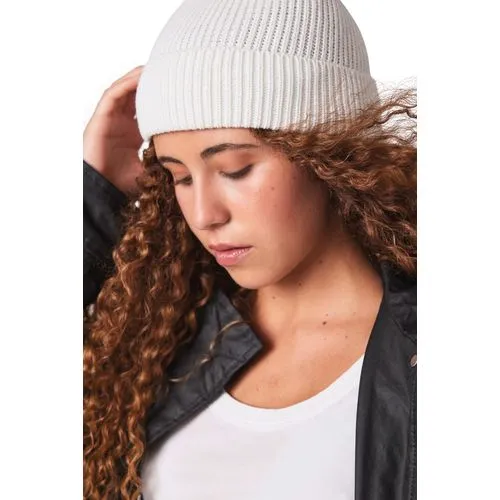 Bonnet côtelé avec revers