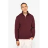 Sweat-shirt écoresponsable à col montant zippé homme 1 Sweat-shirt écoresponsable à col montant zippé homme