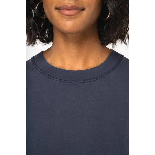 T-shirt écoresponsable oversize délavé femme