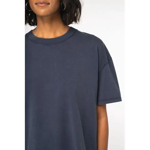 T-shirt écoresponsable oversize délavé femme