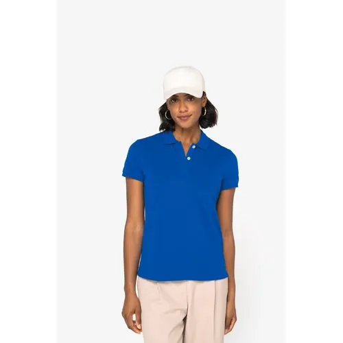 Polo écoresponsable maille piquée femme 3 Polo écoresponsable maille piquée femme