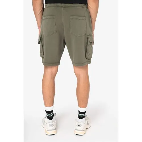Short cargo écoresponsable délavé French Terry homme