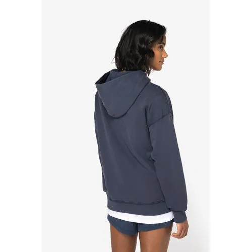 Sweat-shirt écoresponsable à capuche délavé oversize unisexe