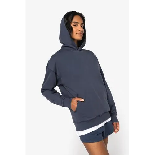 Sweat-shirt écoresponsable à capuche délavé oversize unisexe