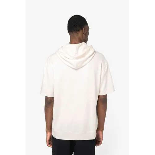 Sweat-shirt écoresponsable à capuche à épaules tombantes manches courtes French Terry unisexe 4 Sweat-shirt écoresponsable à capuche à épaules tombantes manches courtes French Terry unisexe