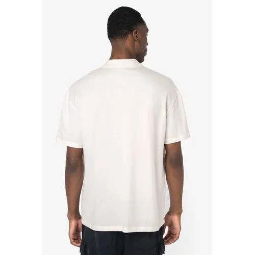 Polo écoresponsable maille piquée à épaules tombantes homme