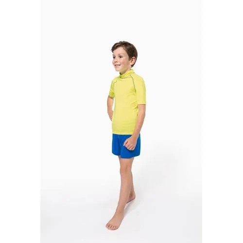 T-shirt technique à manches courtes avec protection anti-UV enfant