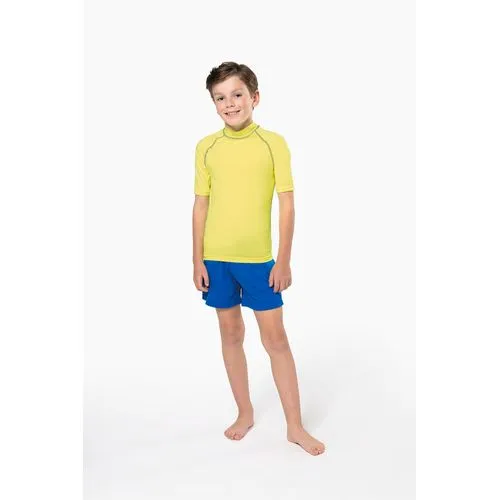 T-shirt technique à manches courtes avec protection anti-UV enfant
