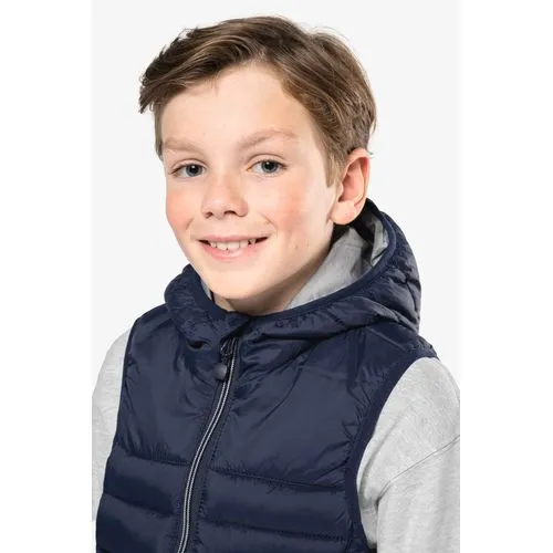 Bodywarmer à capuche enfant