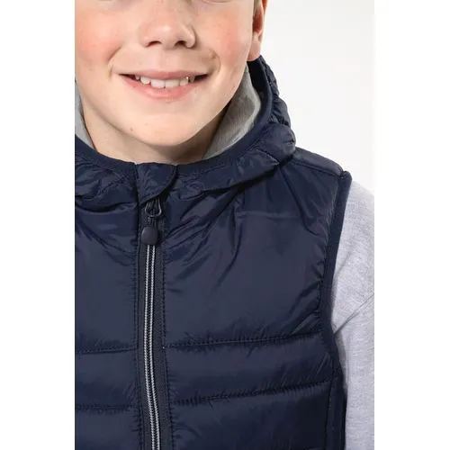 Bodywarmer à capuche enfant
