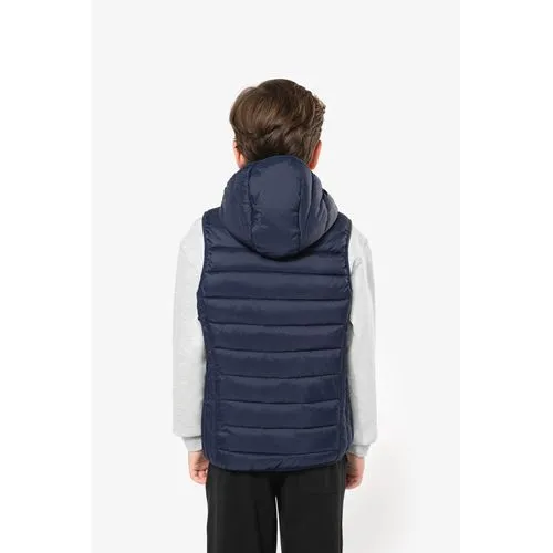 Bodywarmer à capuche enfant