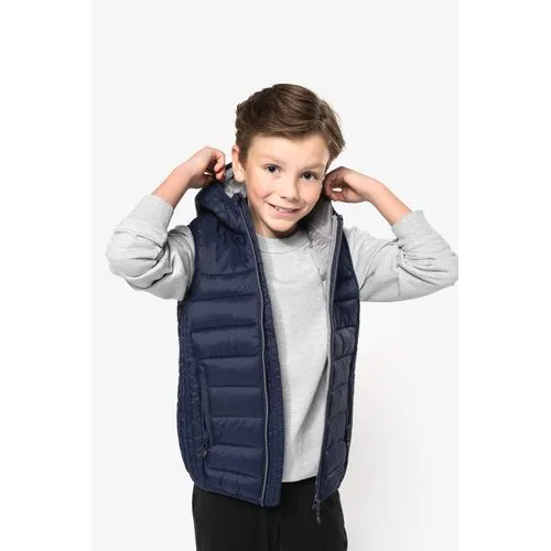 Bodywarmer à capuche enfant