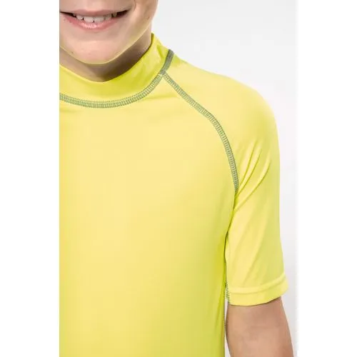 T-shirt technique à manches courtes avec protection anti-UV enfant
