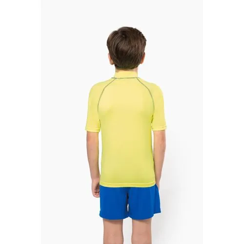 T-shirt technique à manches courtes avec protection anti-UV enfant