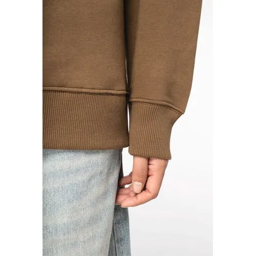 Sweat-shirt écoresponsable à col rond oversize unisexe