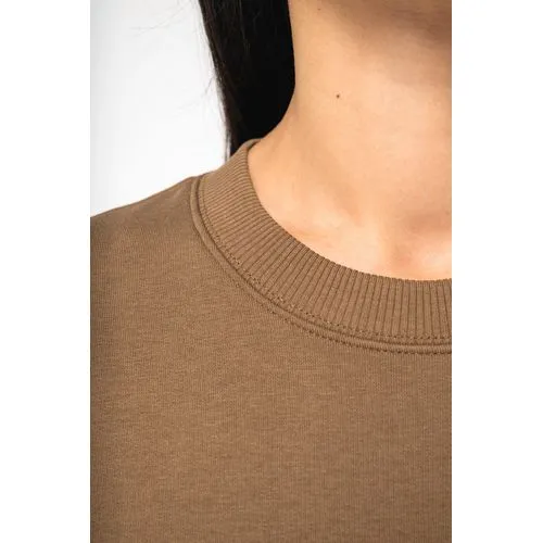 Sweat-shirt écoresponsable à col rond oversize unisexe