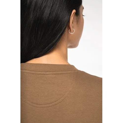Sweat-shirt écoresponsable à col rond oversize unisexe