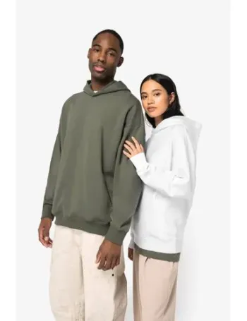 Sweat-shirt écoresponsable à capuche oversize unisexe