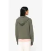 Sweat-shirt écoresponsable zippé à capuche French Terry femme