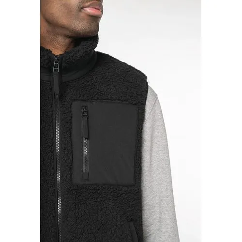 Bodywarmer écoresponsable en sherpa unisexe