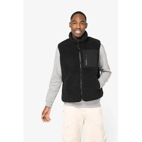 Bodywarmer écoresponsable en sherpa unisexe